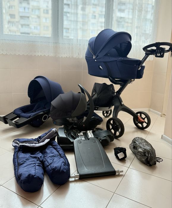 Количка STOKKE Xplory V6 + база за кола, пълен комплект