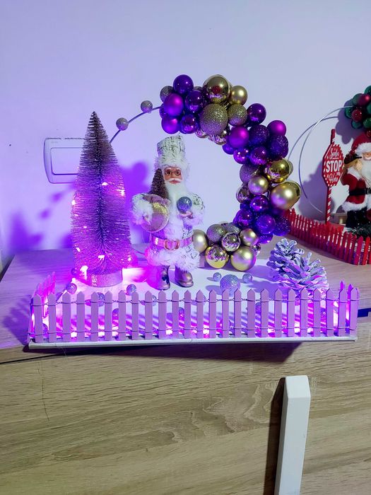 Decorațiuni de Crăciun pe baza de lemn