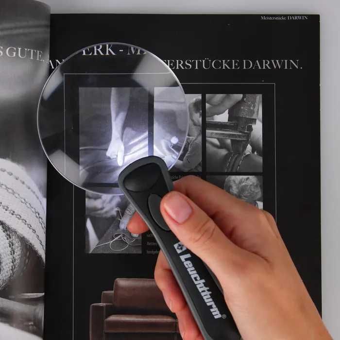 Leuchtturm Lupe Magnifer set 2,5 – 10x