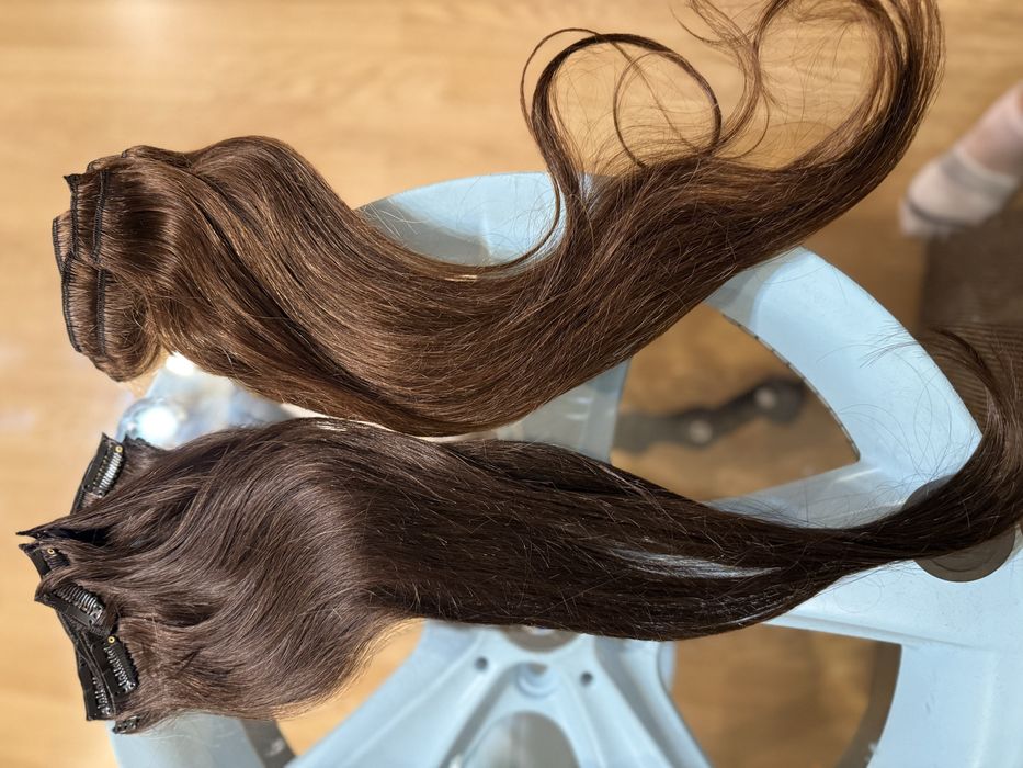 Екстеишъни естествена коса Реми