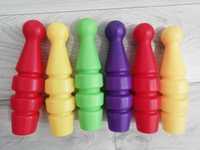 6 popice colorate jucării pentru copii bowling