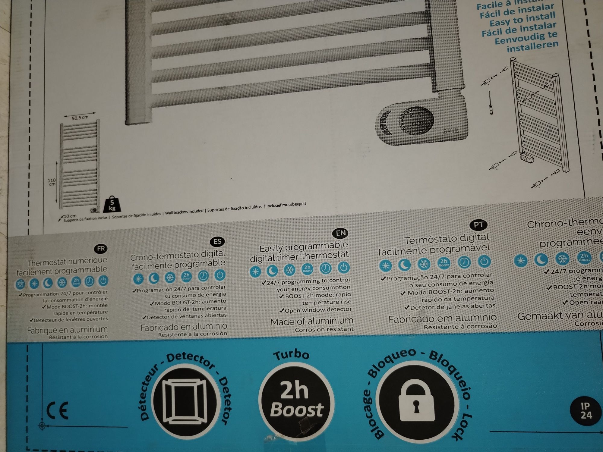 Tedan 750W електрическа лира баня Adax glamox 2000w 1400