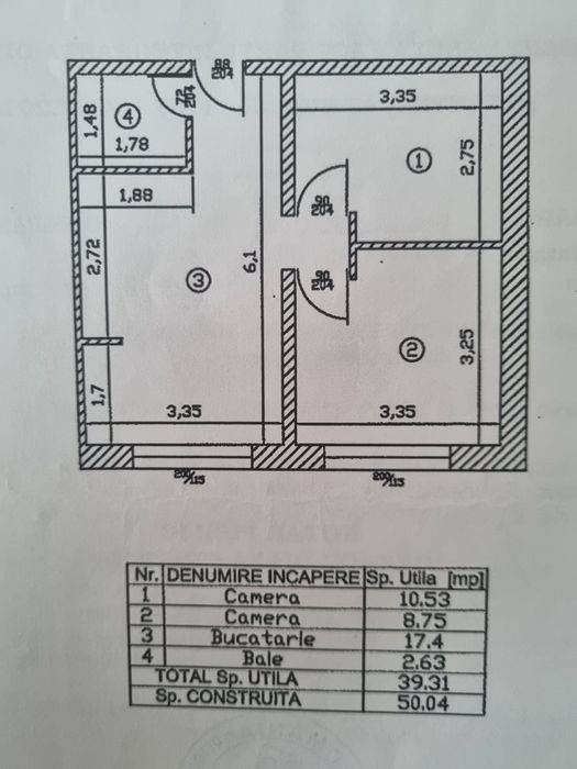 Apartament 2 camere zona Sud