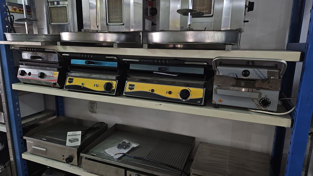 Тостер гриль контактный панини газовые для лаваша и электрические