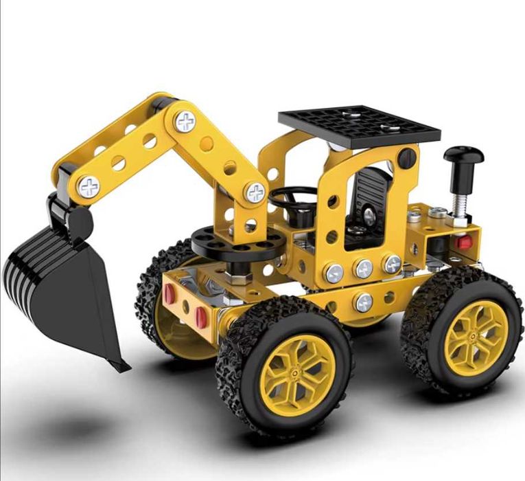 Металлический конструктор – Строительный грузовик