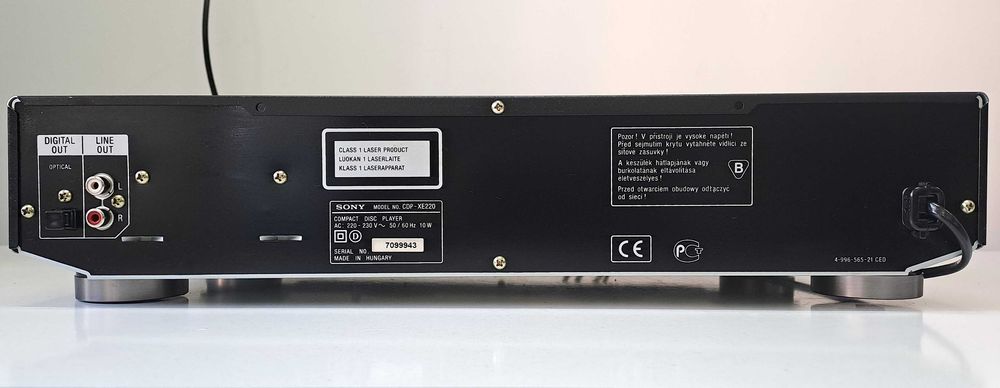 Sony CDP XE 220 CD player colectie vintage