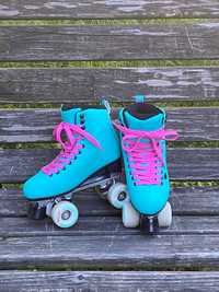 Patine cu rotile Chaya Melrose Deluxe Turquoise