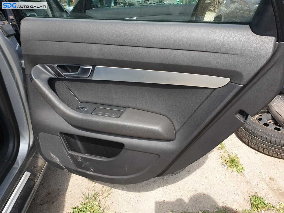 Panou Tapiterie Fata Interioara Piele Usa Portiera Dreapta Spate Audi A6 C6 Avant Break 2005 - 2011 [C4713]