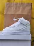 Ghete Nike Air Force 1 Alb Complet