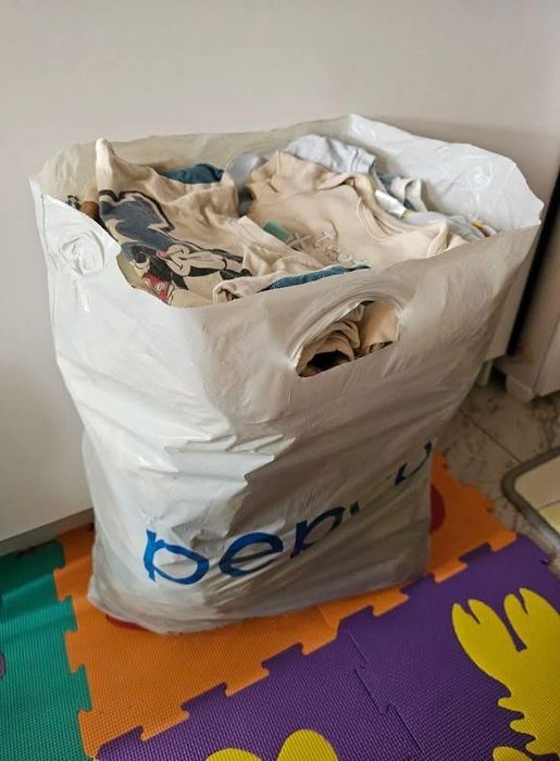 Чанта с дрехи размер 0-6 за момче!