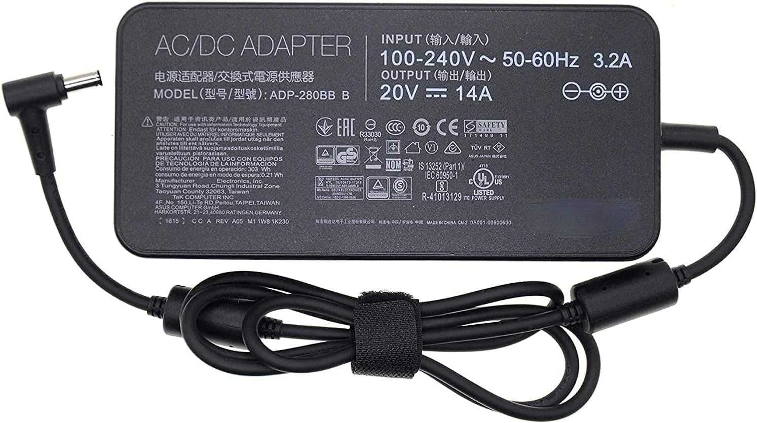 280W ADP-280EB променливотоково зарядно за лаптоп Asus