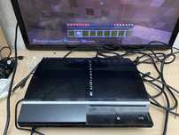 PS3 с двумя джойстиками и играми прошитый