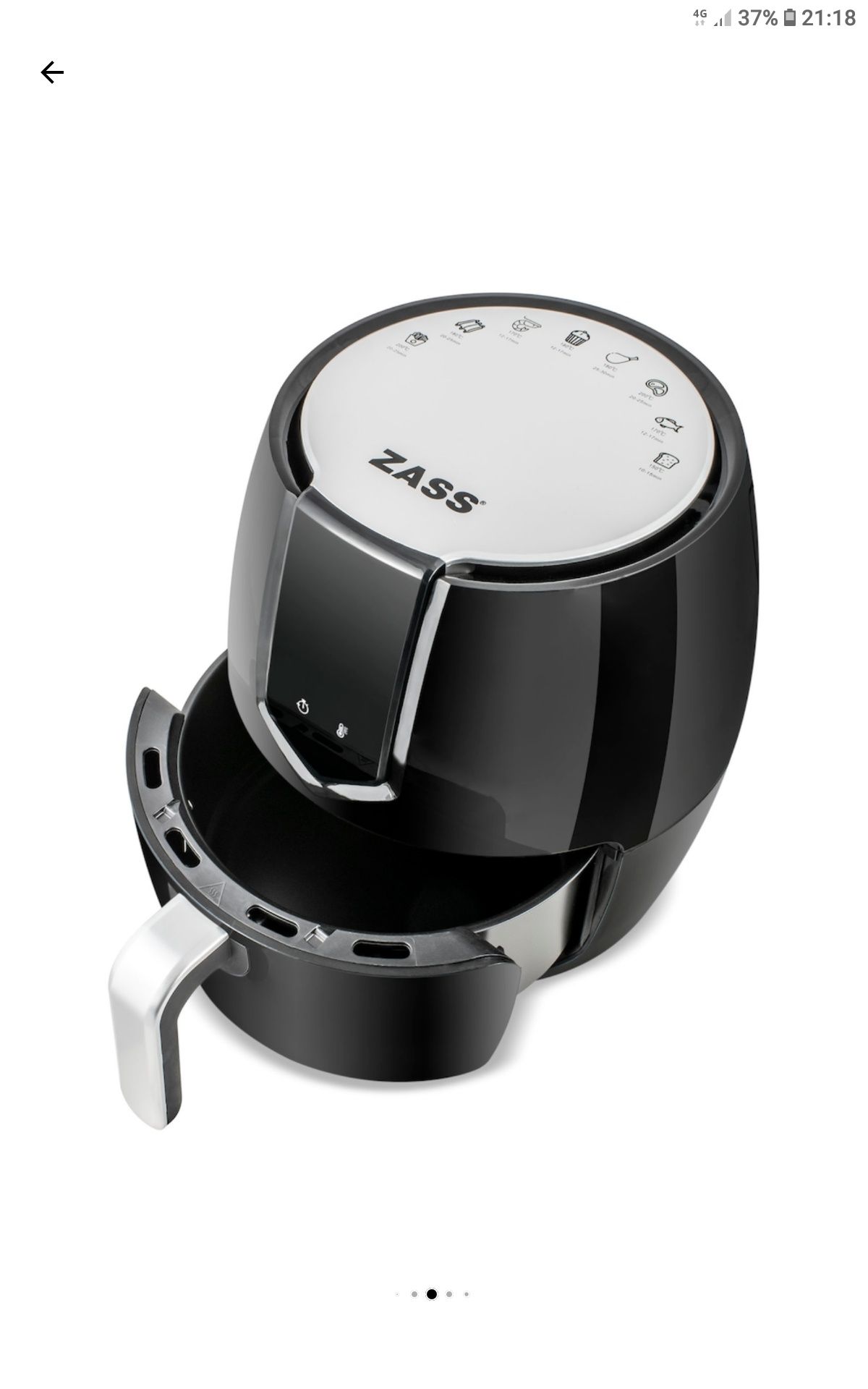Friteoza cu aer cald ZASS ZAF 01 NOUĂ - 250 Lei