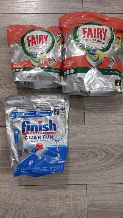 Capsule pentru masina de spălat vase, Fairy, Finish