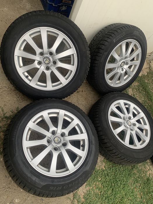 Roti Jante Aliaj Vw Passat Caddy Touran Sharan Anvelop iarna 205 60 16