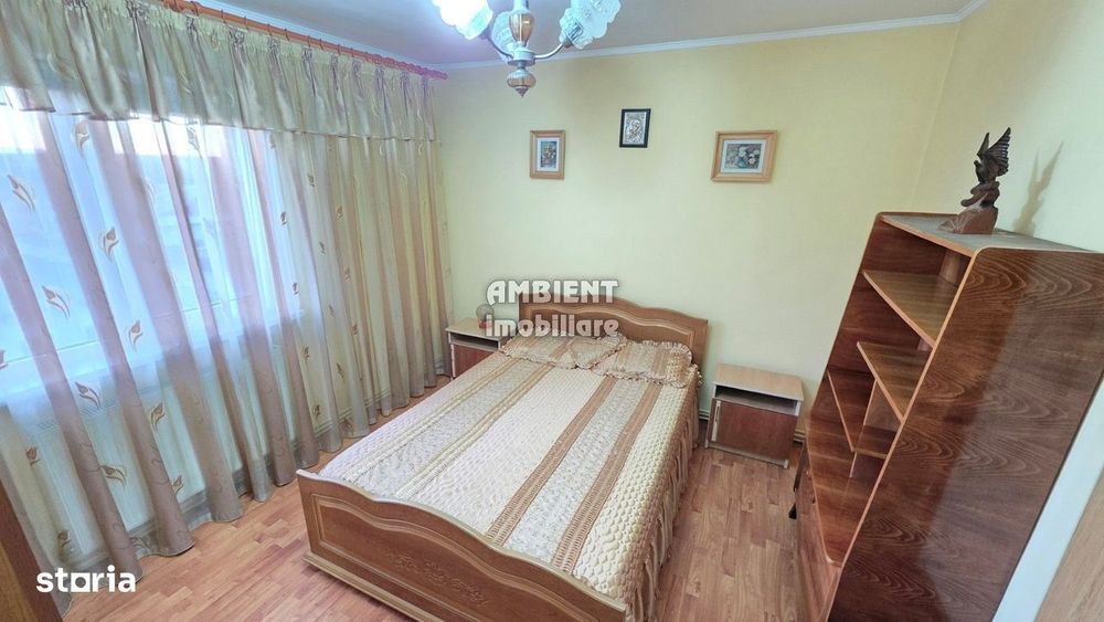 Apartament cu 3 camere, etaj 3, mobilat si utilat, VASLUI - zona Donic