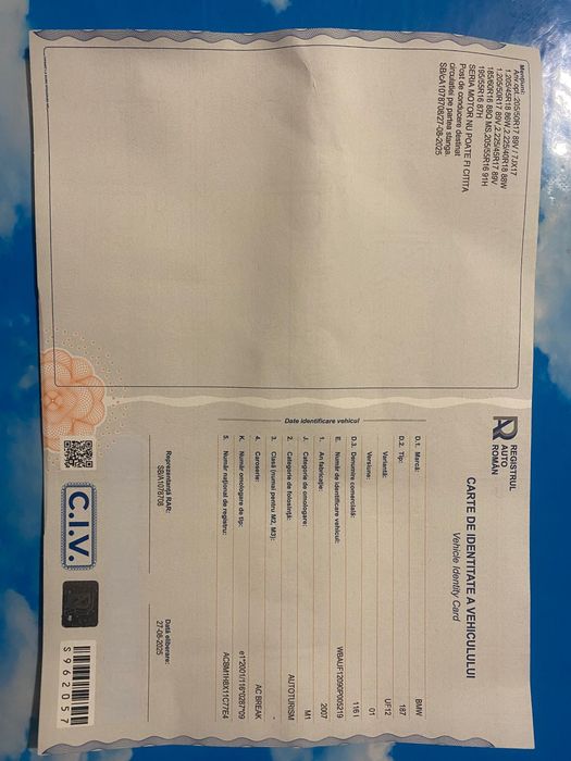 BMW seria1 motor 16 benzina