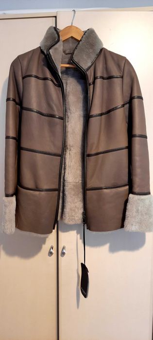 Дубленка капучино