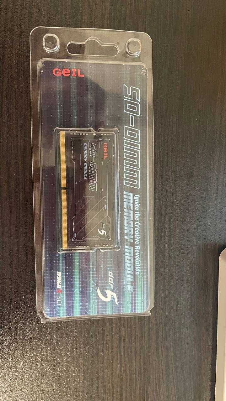 ОЗУ Geil DDR5 16GB 4800 MHz SODIMM