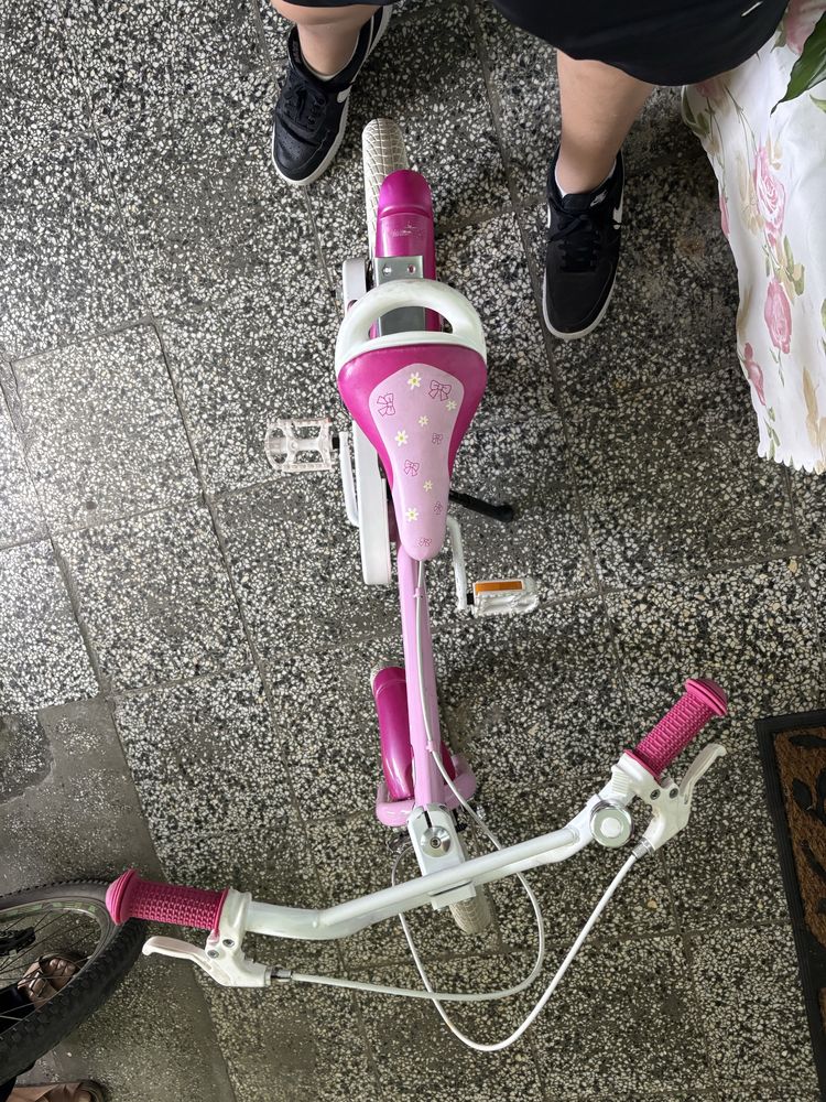 Продава се детски велосипед BYOX 16 цола PUPPY PINK