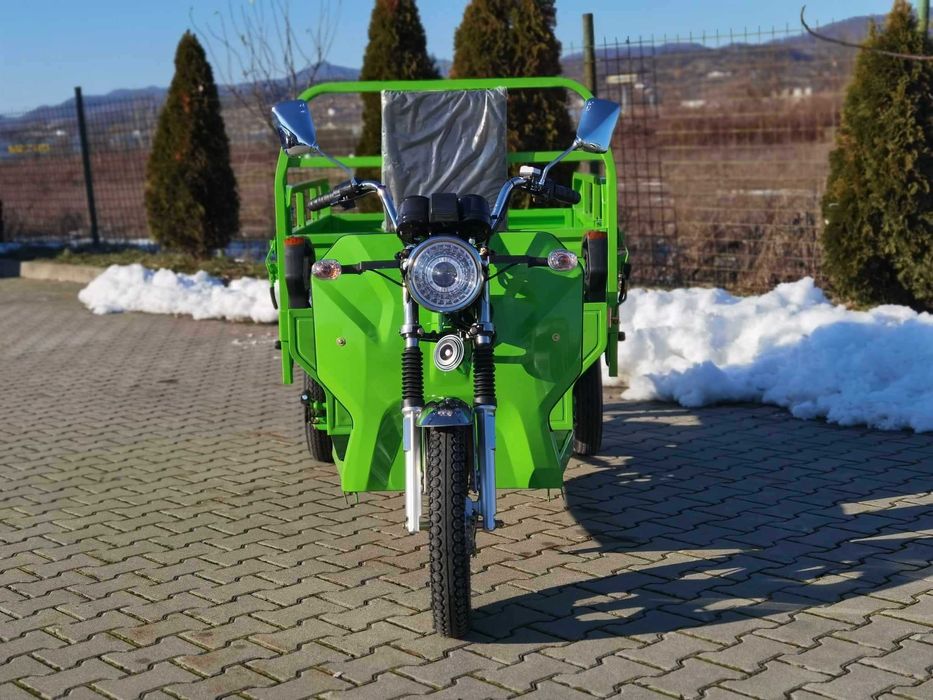 Triciclu electric nou cu CIV-FARA PERMIS THOR STAR VERDE Agramix
