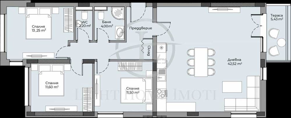 Продава се Четиристаен апартамент в Пловдив, Христо Смирненски - 219 кв.м за 1411 €/кв.м - Снимка #4
