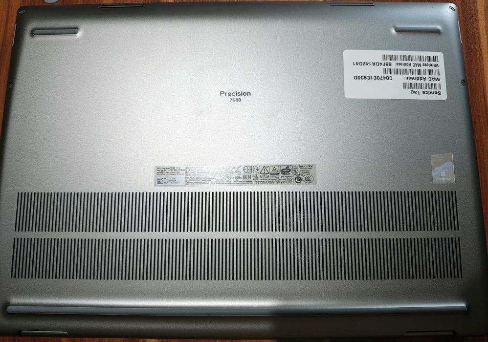 Dell Precision 7680 Mobile Workstation