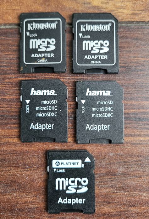 Lot 5 adaptoare microSD