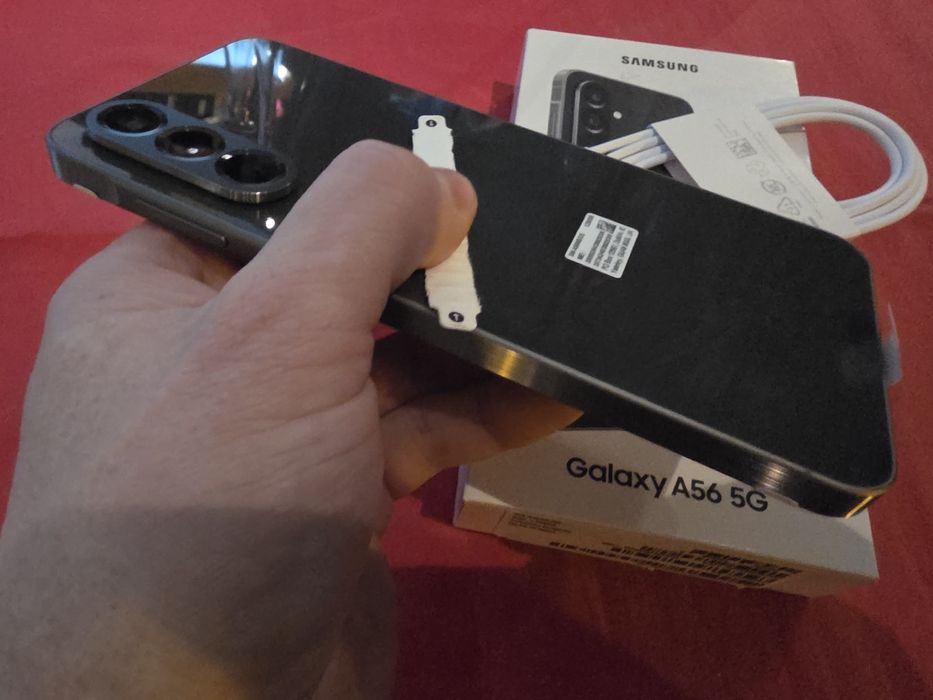 -Samsung A56-5G, Nou, 128Gb, 8Ram, 0 cicluri incarcare, neactivat, nef