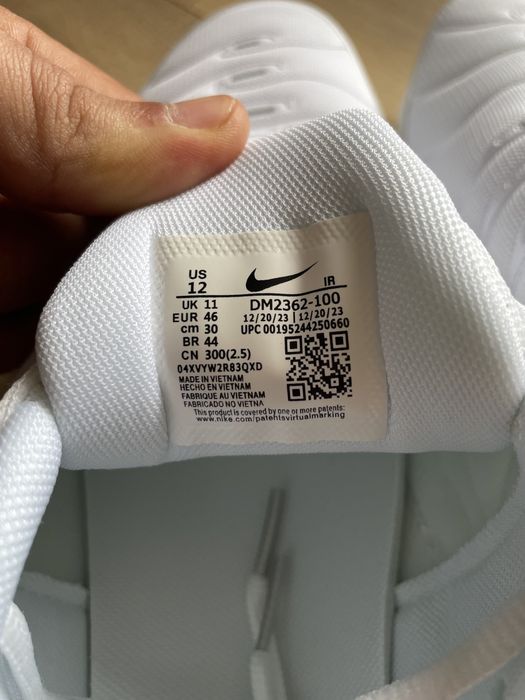 Nike Air Max TN Triple White