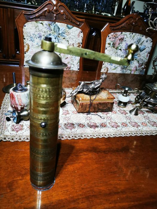 Vand rasnita vintage metalica integral finisata cu bronz