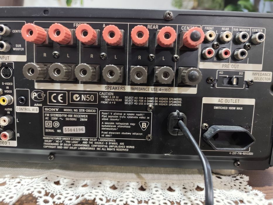 Receiver Sony STR-DB830