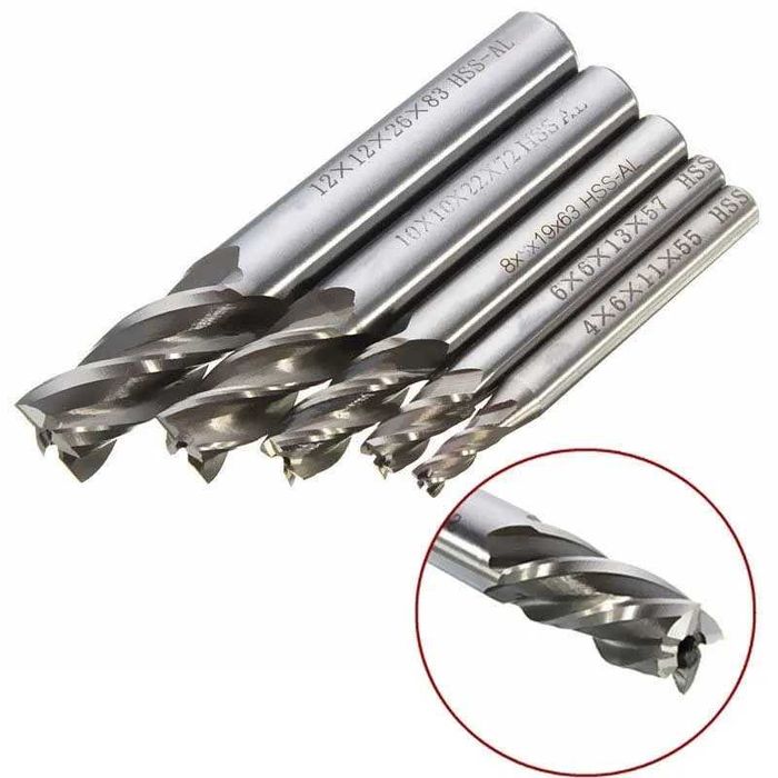 Freze deget set 4;6;8;10;12mm