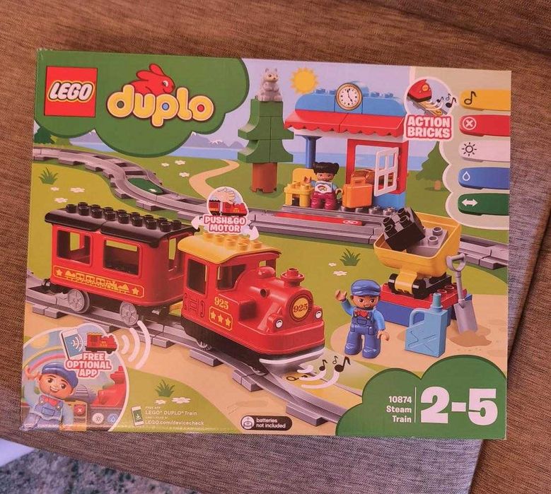 LEGO DUPLO 10874 - Tren cu aburi