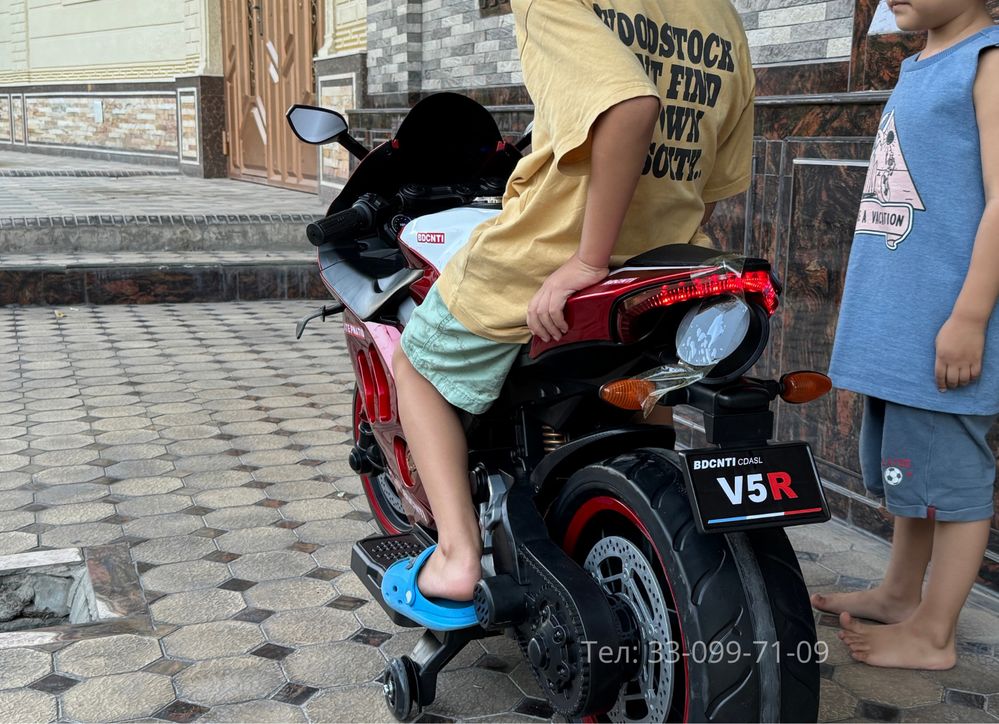Детский мотоцикл v5 Ducati 24v | Eva колеса | Количество ограничено!