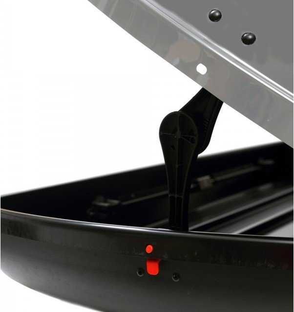 Cutie portbagaj Fabbri Nova 430 Gri Lucios, 174x80x44cm, 430 Litri