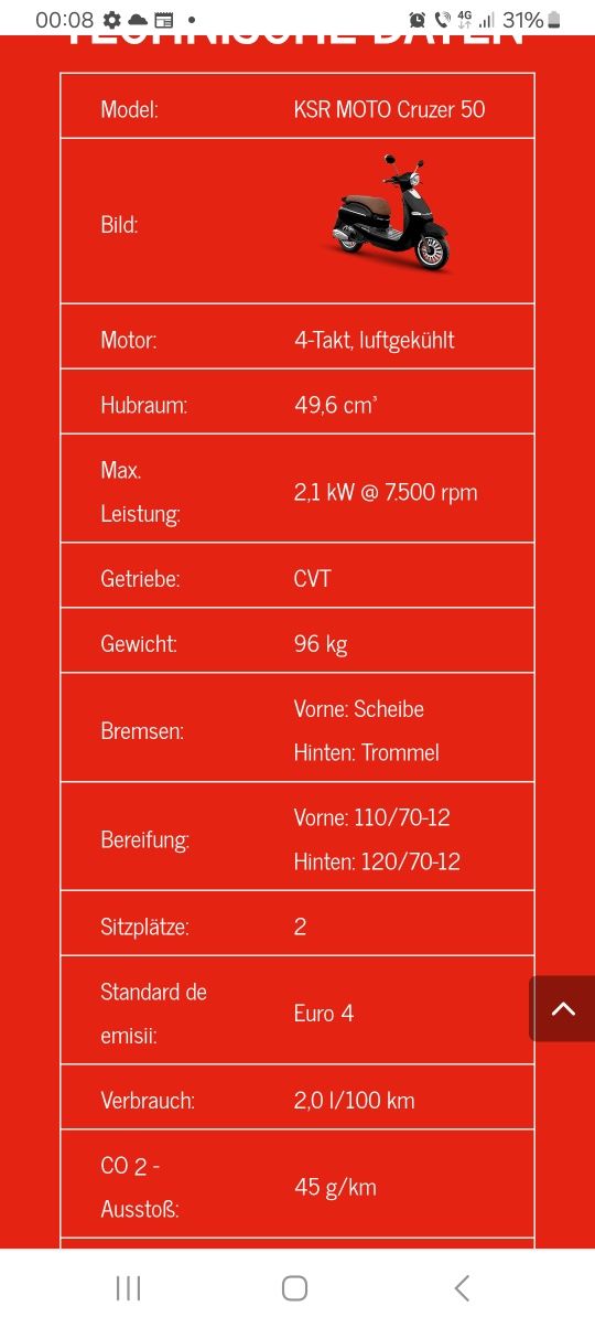 Vand Motroller Explorer Cruzer 50 import Germania