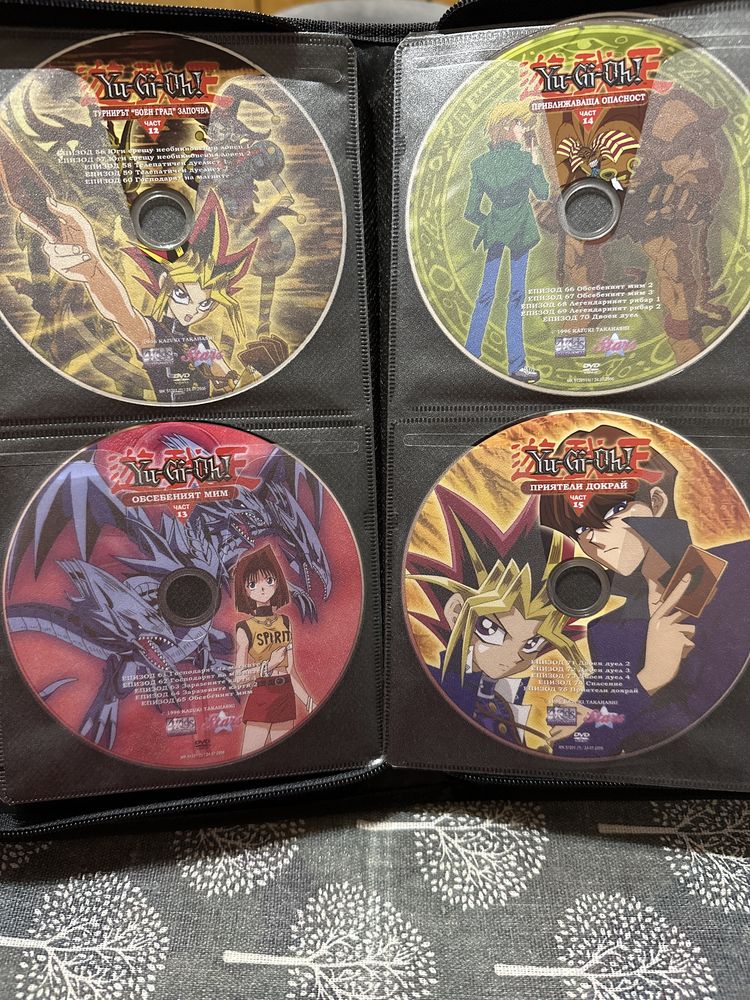 Yu-Gi-Oh DVD дискове колекция Ю-ги-йо аниме collection