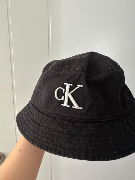 Pălărie de panama, Calvin Klein, unisex, negru