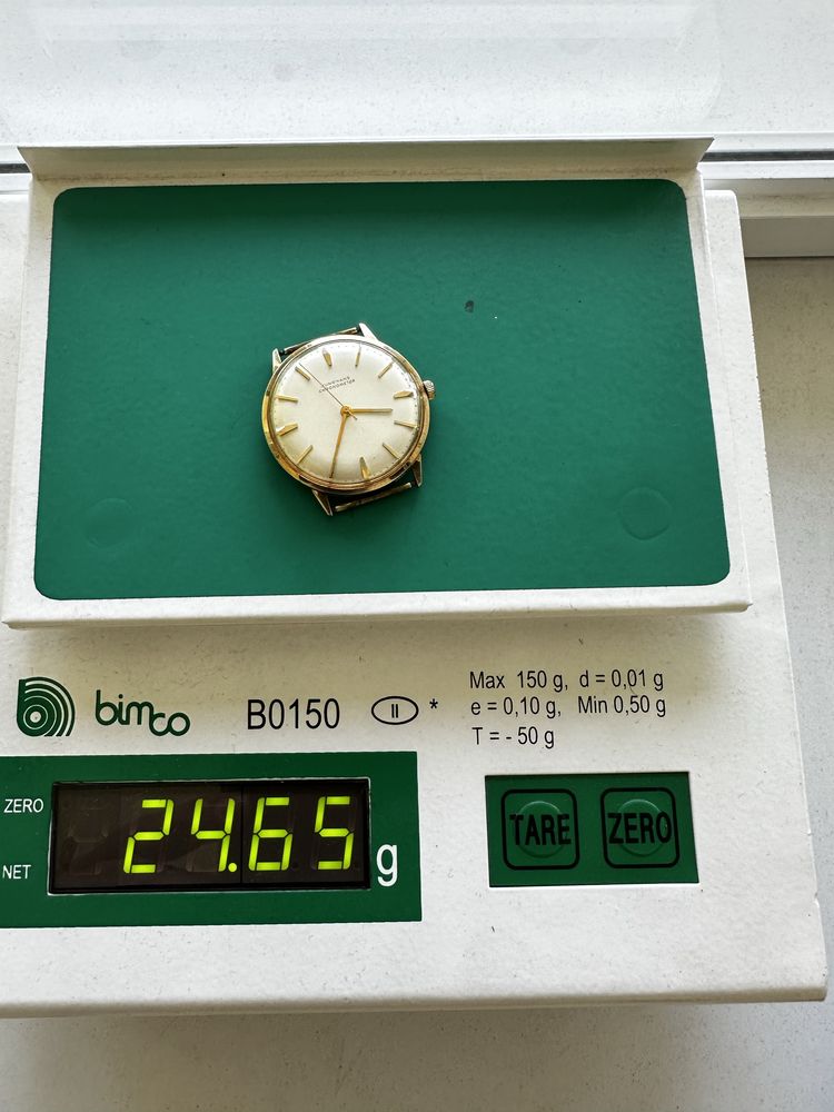 Златен часовник Junghans Hcronometer 14K. Gold