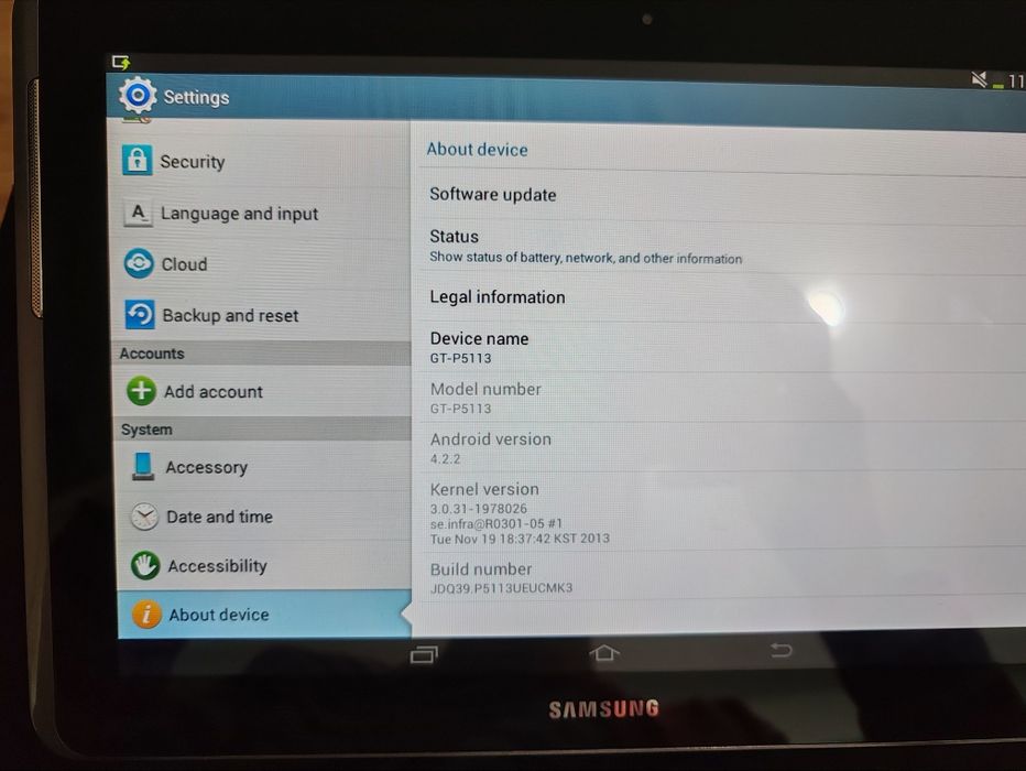 Tableta Samsung Galaxy Tab 2 GT-P5113 10.1" 16GB.