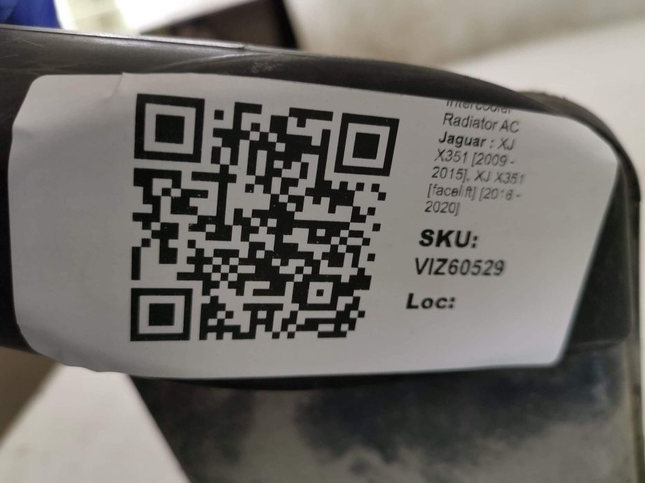 Интеркулер Радиатор Ягуар XJ X351 [ - ], XJ X351 [фейслифт] [ - ] Ориг
