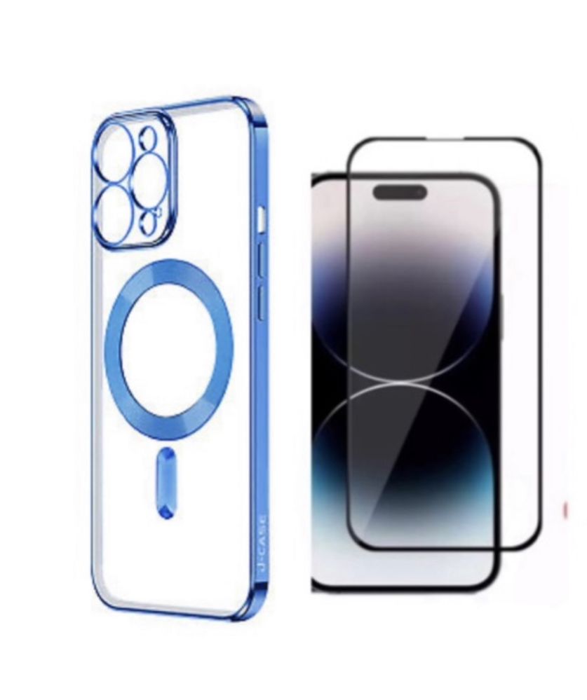 Iphone 14/15/16E/16/PRO/MAX/PLUS Husa Infinity Magsafe + Folie Sticla