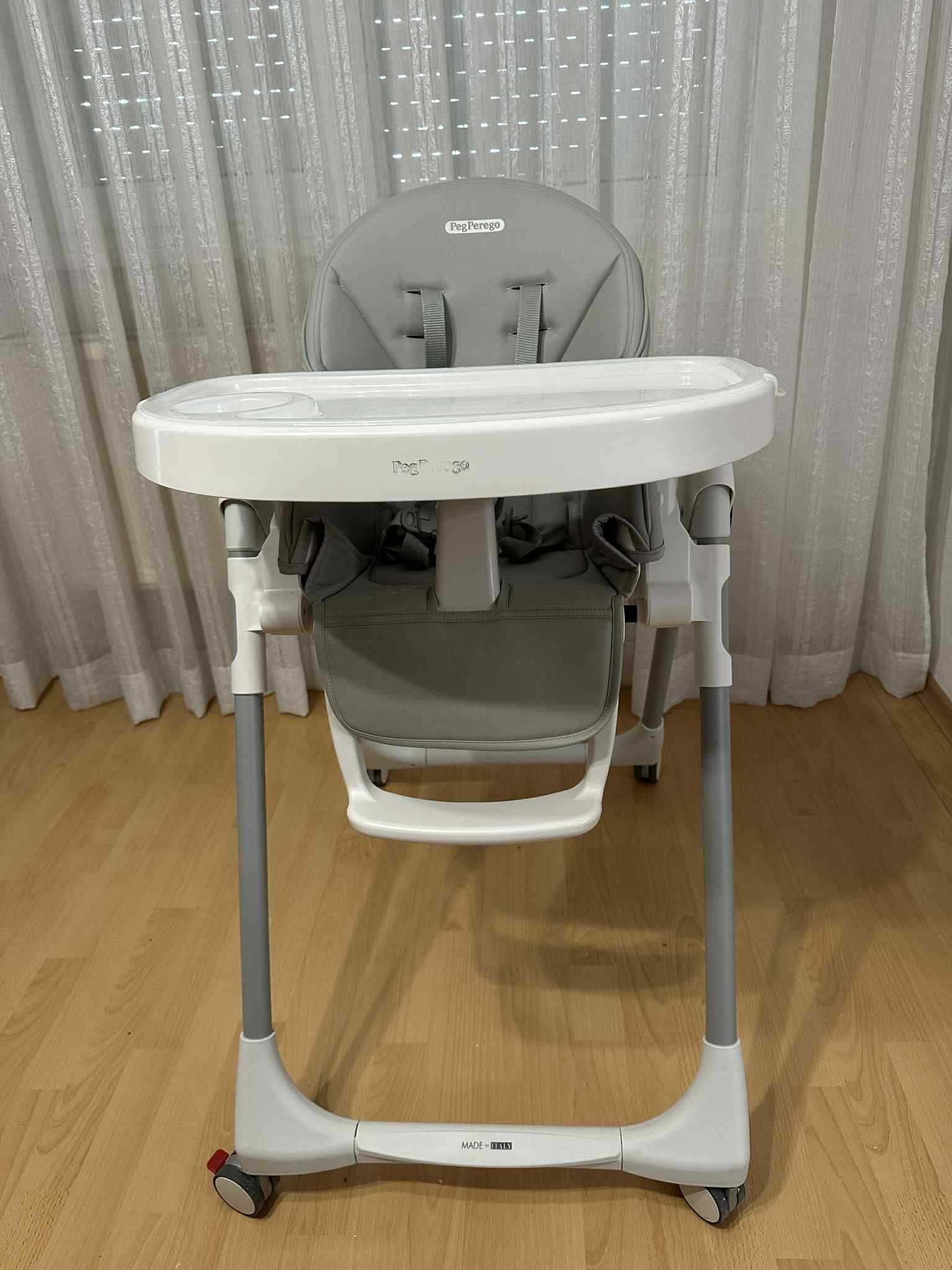 Столче за хранене - Peg Perego Prima Pappa Follow Me, цвят ICE