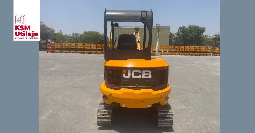Mini Excavator NOU JCB 37C (4T) - Coada ZERO, 25 CP, Motor Perkins