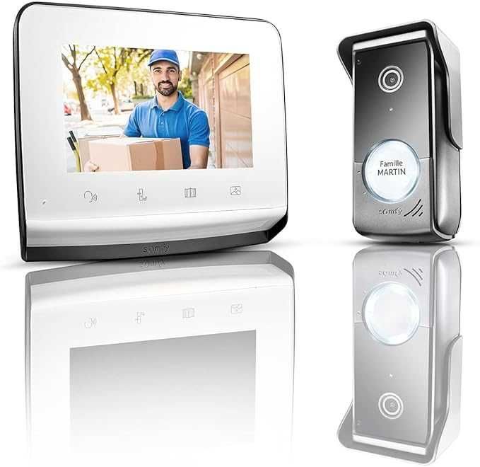 Somfy 1870996 - Videointerfon V350 RTS cu ecran de 7 inch