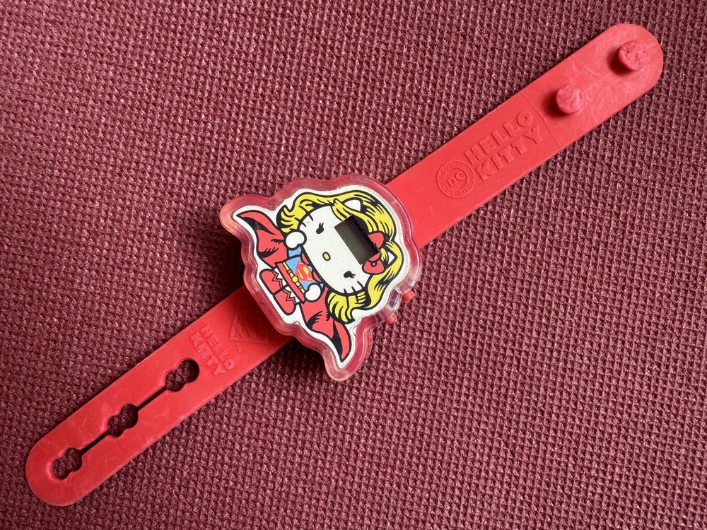 Ретро соц детски ръчни часовници Заря Sunway Quartz Bigotti HelloKitty