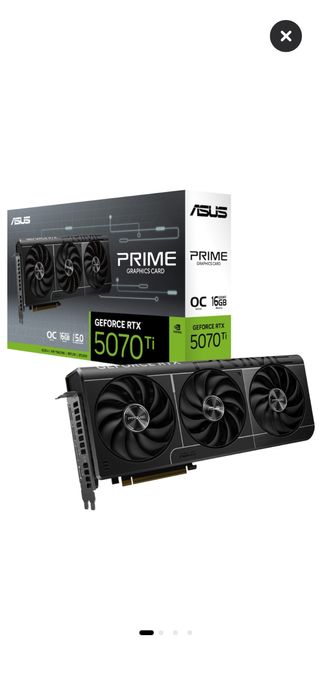 Schimb placa video Asus prime Nvidia Rtx 5070ti cu rtx 5080 garantie