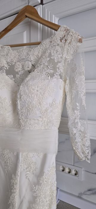 Rochie de mireasa ivoire model 2017 deosebit