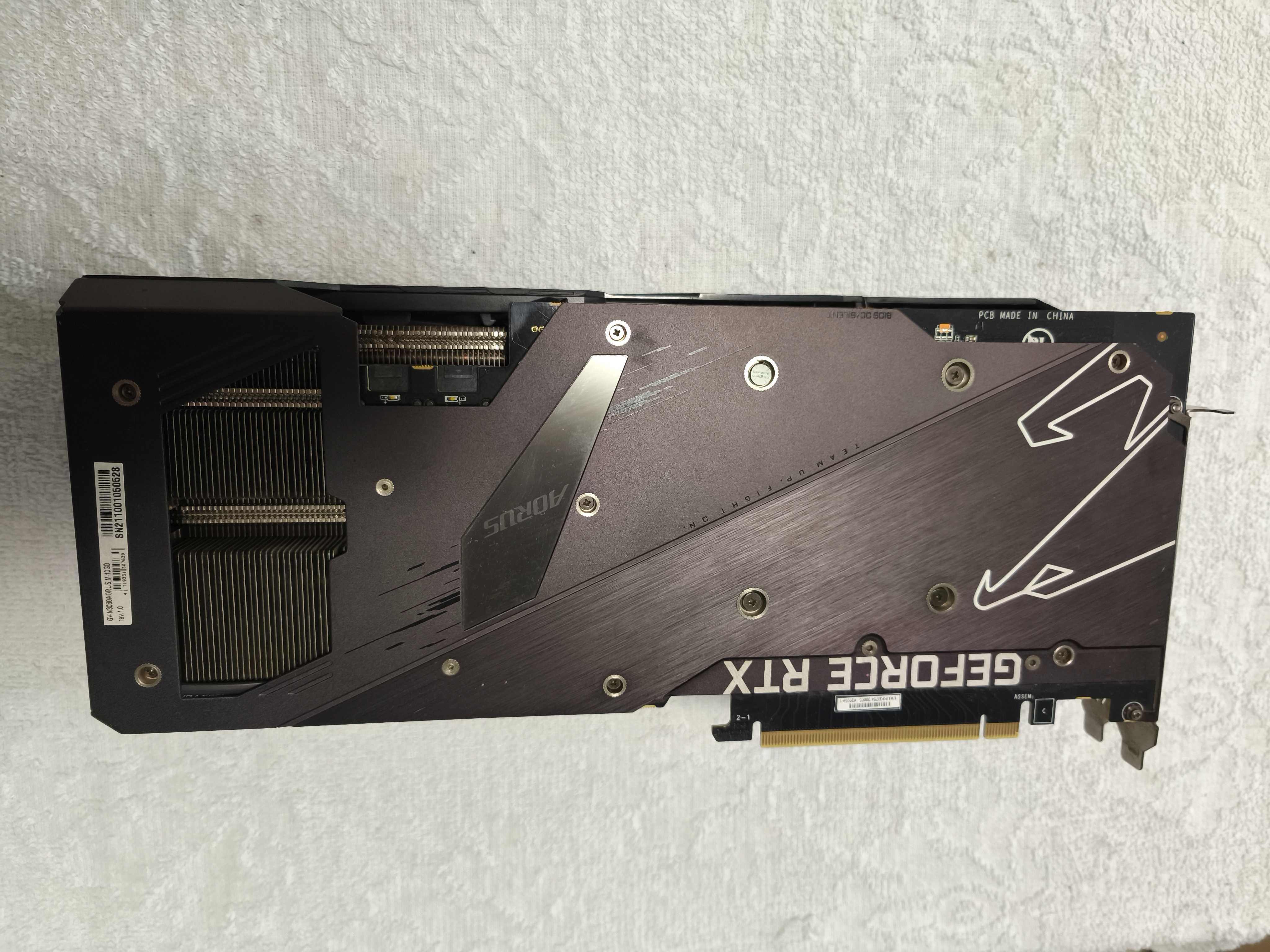 Placa video GIGABYTE AORUS GeForce RTX 3080 MASTER 10GB GDDR6X 320 bit